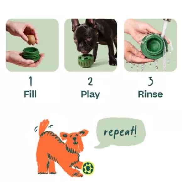 WOOF Pupsicle Treat Dispensing Dog Toy & Treat - Picture 7 of 7